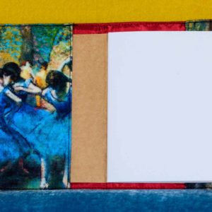 Passport/notebook cover “Dancers in blue” Edgar Degas (1890)